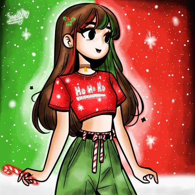 girl in a cute crop top