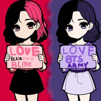 a realistic girl holding a sign