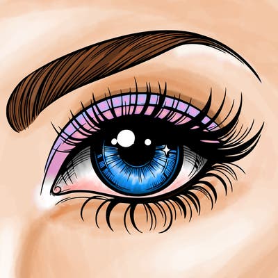 a beautiful eye