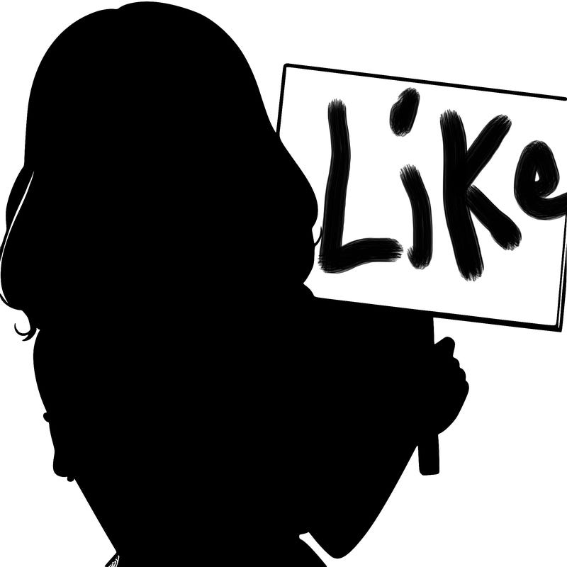 realistic pretty girl holding blank sign