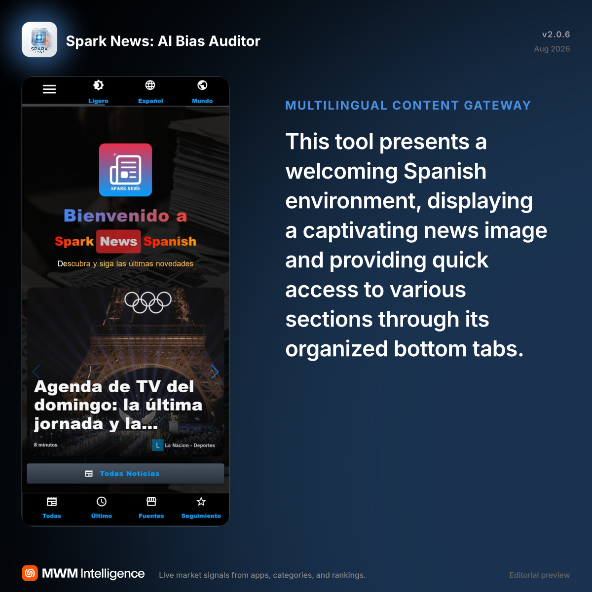 Spark News: AI Bias Auditor - News App | MWM