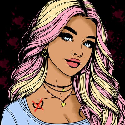 detailed realistic girl