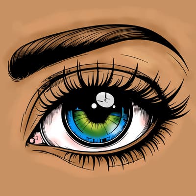 realistic eye