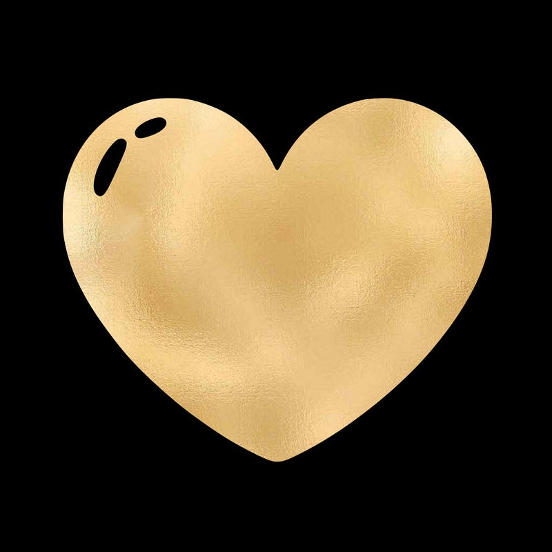 a blank heart