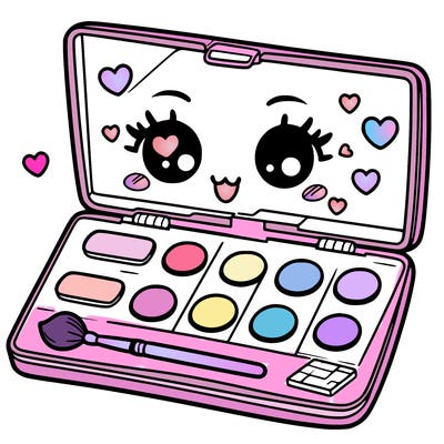 makeup pallet