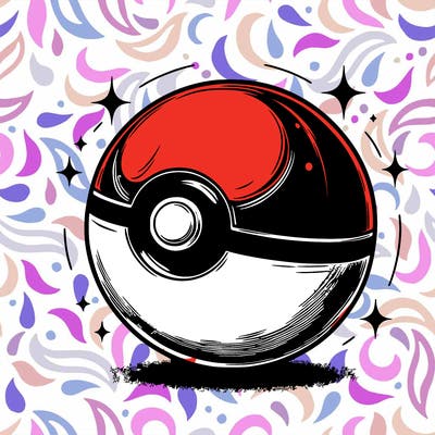 realistic pokémon ball