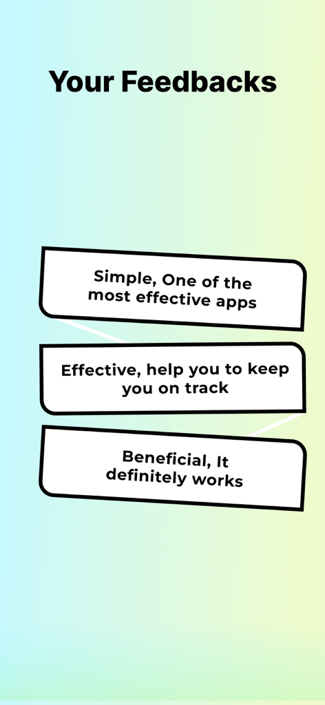 Jawline Exercises and Mewing - 顎のラインエクササイズとメウィングアプリの良いユーザーレビューを表示するあなたのフィードバック画面のスクリーンショット