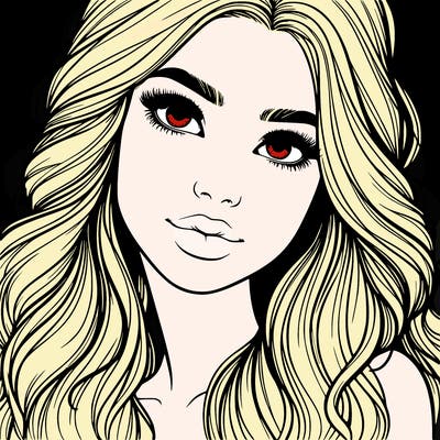 beautiful realistic girl