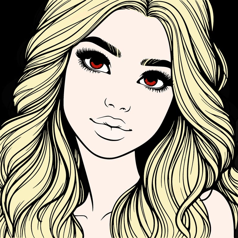 beautiful realistic girl