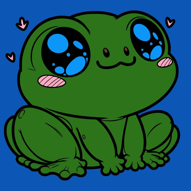 cute frog person realistic