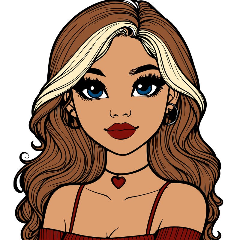 realistic pretty girl