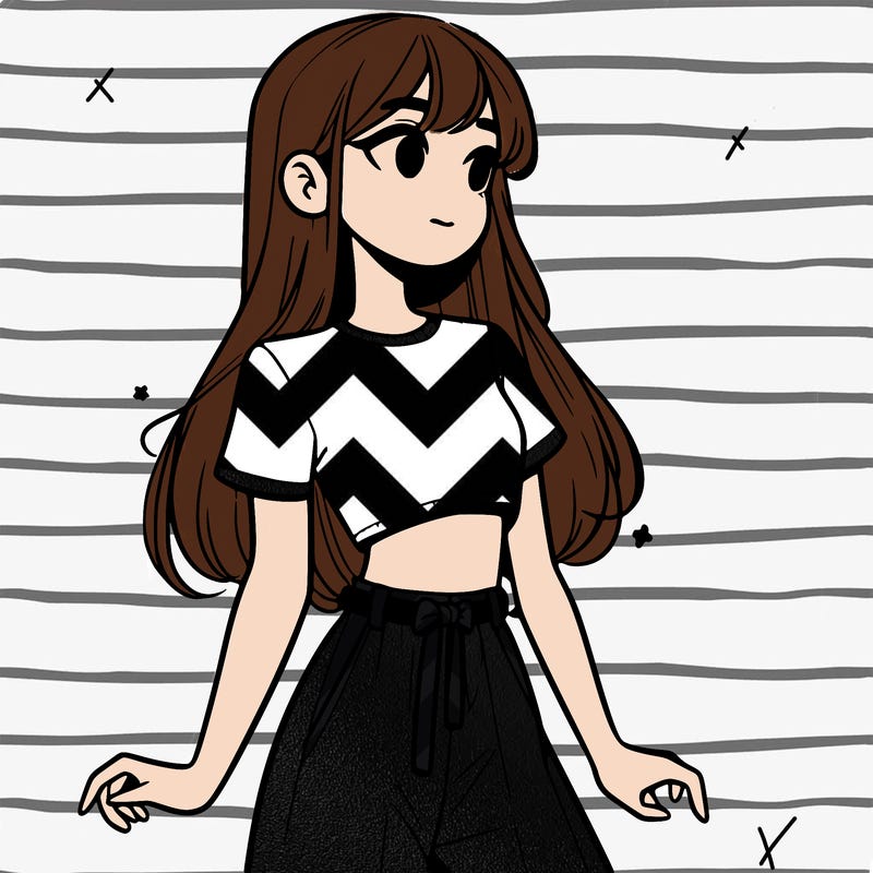 girl in a cute crop top