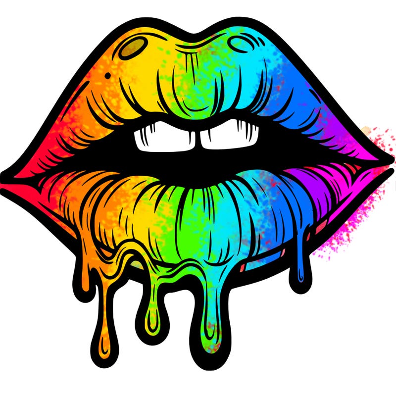 lips that look realistic and drip