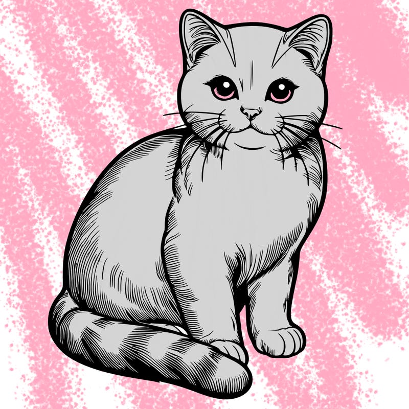 realistic cat