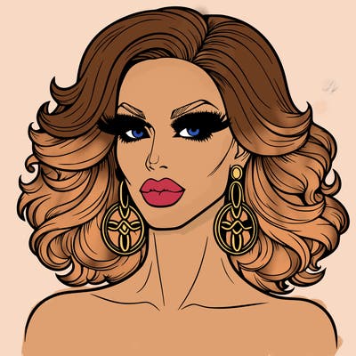 realistic drag queen