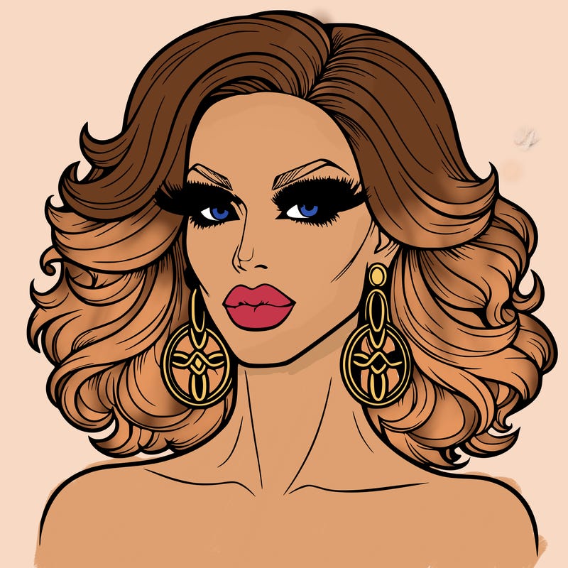 realistic drag queen