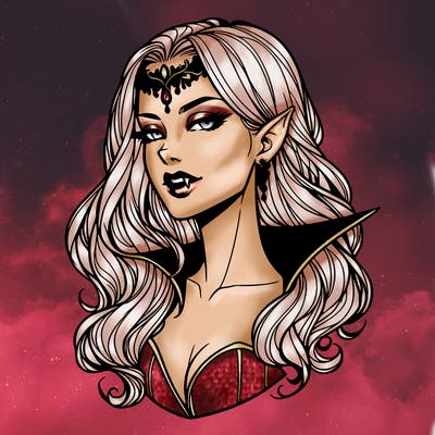 realistic vampire queen