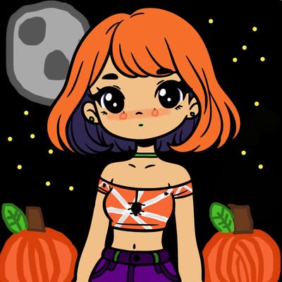 girl in a cute crop top