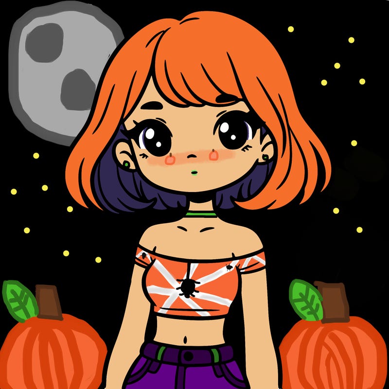 girl in a cute crop top