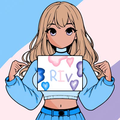 girl holding a blank sign in a long sleeve crop top