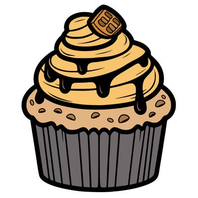 peanut butter chocolate cupcake