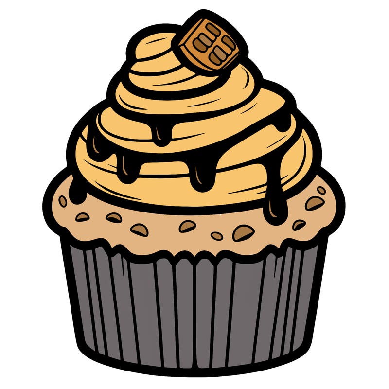 peanut butter chocolate cupcake
