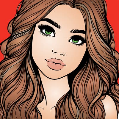 beautiful realistic girl