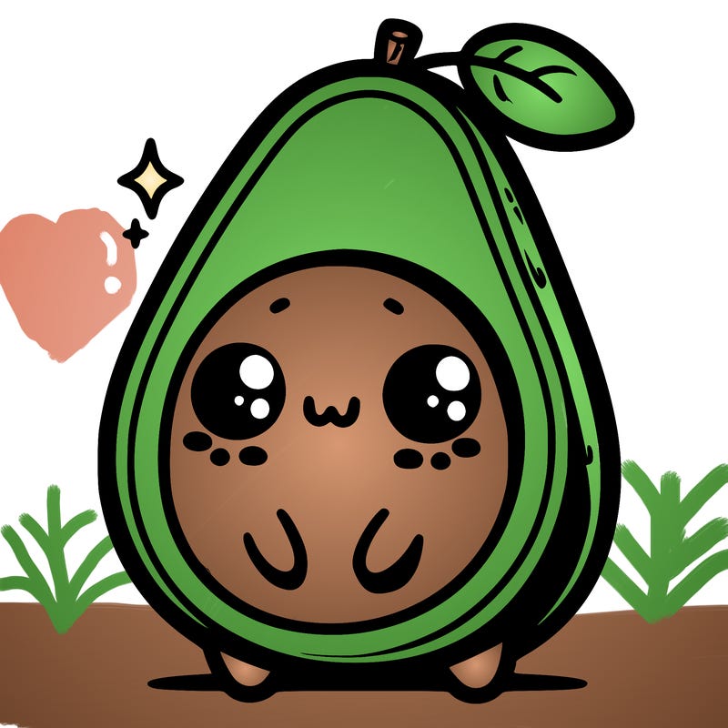 cute avocado