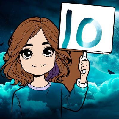 realistic girl holding up a sign