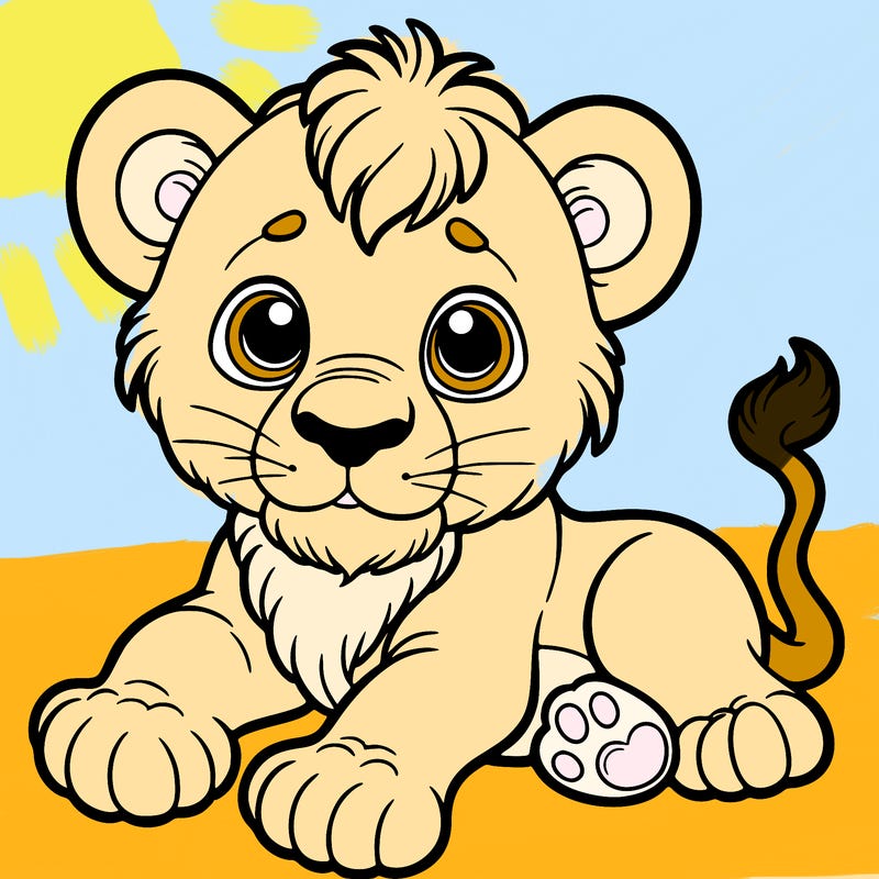 lion cub