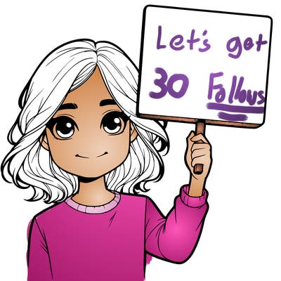 realistic girl holding up a sign