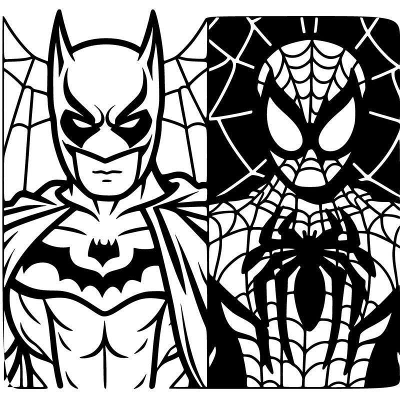 batman spider-man combine