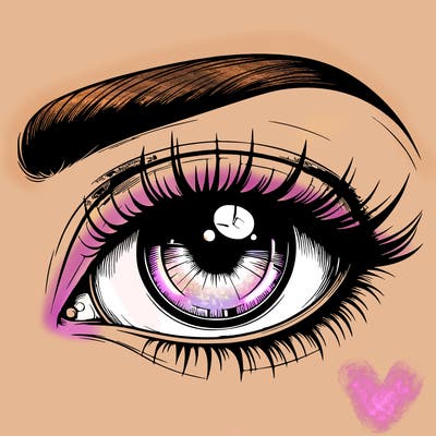 realistic eye