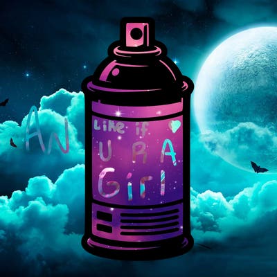 spray paint bottle