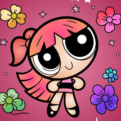 a powerpuff girl
