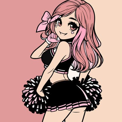 realistic cheerleader