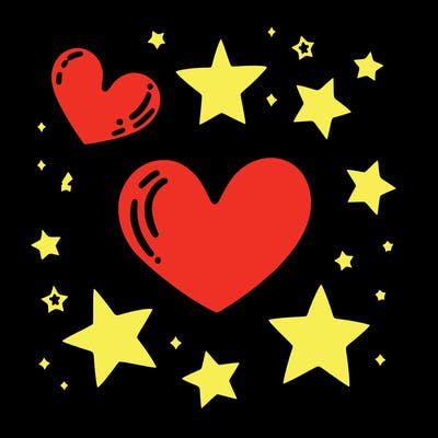 heart stars