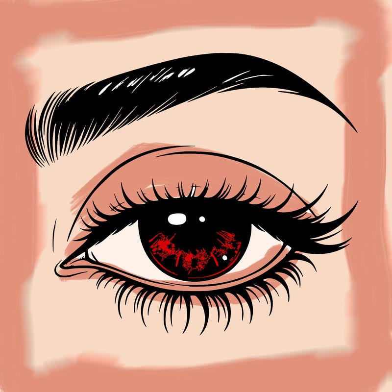 eye closed realistic