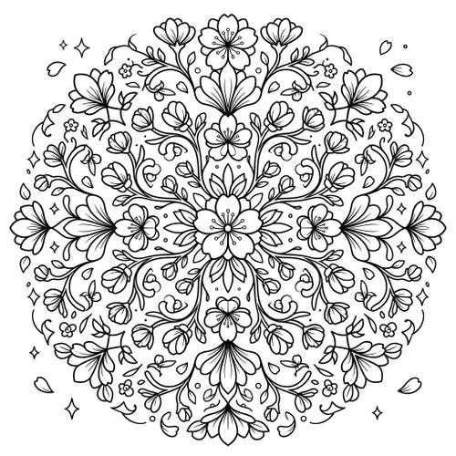 Cherry Blossom Mandalas