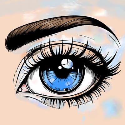 realistic eye