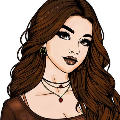 detailed realistic girl