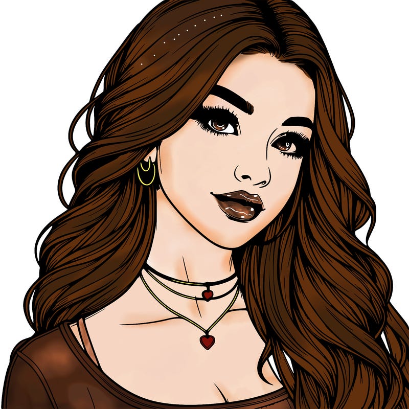 detailed realistic girl