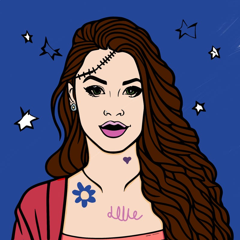 girl with tattoos