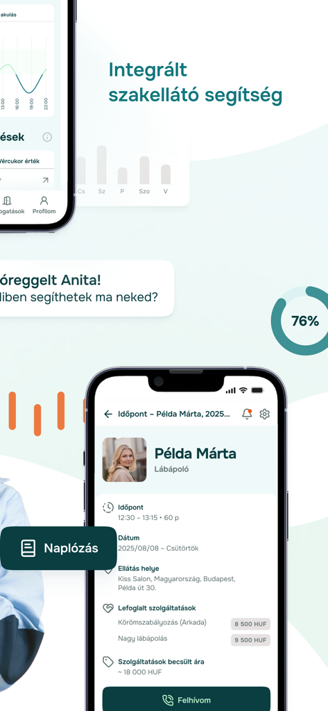 Zia - Application médicale Zia affichant les détails du rendez-vous avec un spécialiste de la santé, y compris la date et le lieu