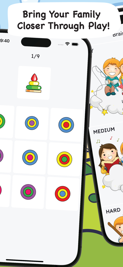 Brain Boost: Mental Up for Kid - Educational logic puzzles and pattern matching games for children in the Brain Boost app