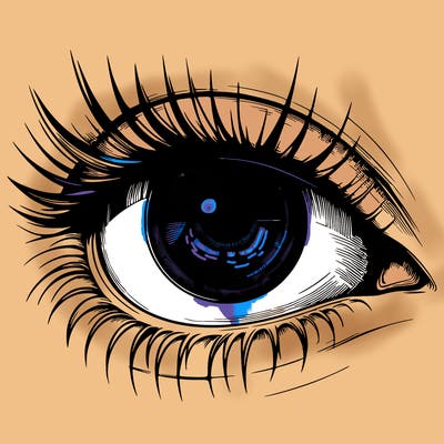realistic eye