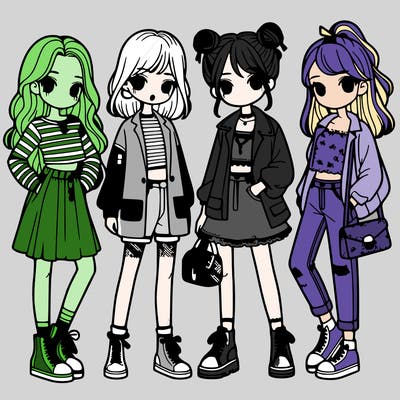 girls with fashion