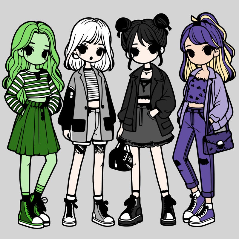 girls with fashion