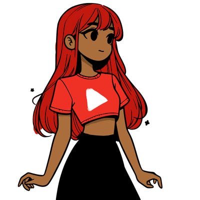 girl in a cute crop top