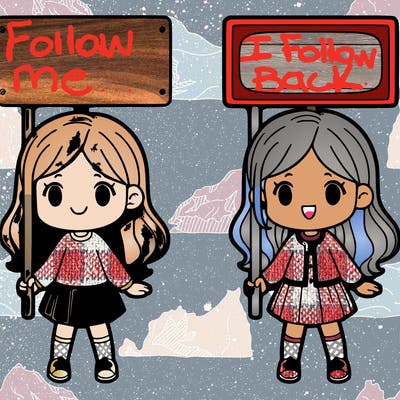 girl holding up sign